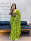 TEW Soft Georgette With Leriya Printed Embroidery Sequence Lace Sarees Bulk Orders In India